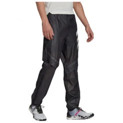 Adidas Terrex - Terrex Agravic Trailrunning 2.5L Rain Pants - Waterproof Trousers -La Sportiva Store adidas terrex terrex agravic trailrunning 25l rain pants waterproof trousers detail 5
