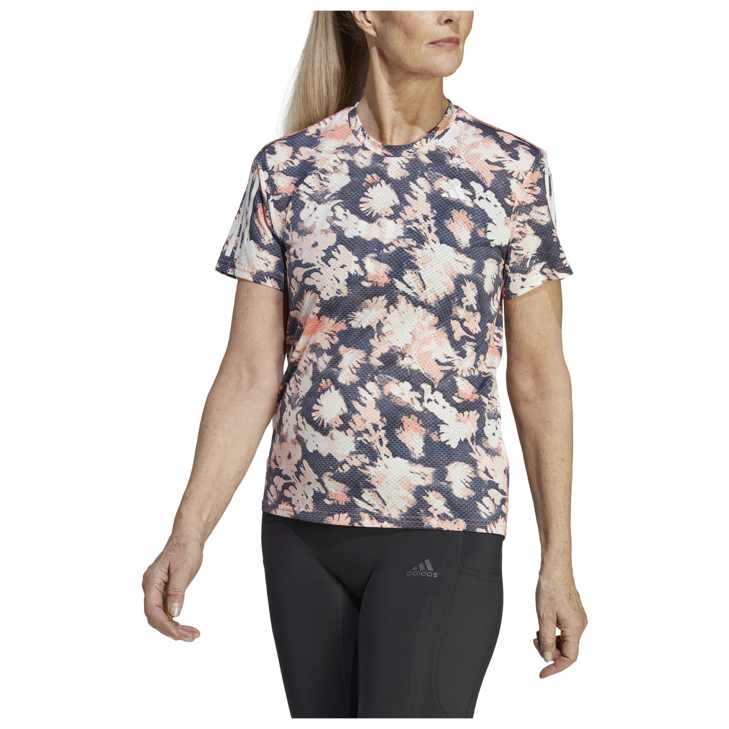 Adidas - Women's Own The Run Cooler Tee - Running Shirt 2 Adidas - Women's Own The Run Cooler Tee - Running Shirt - Image 2