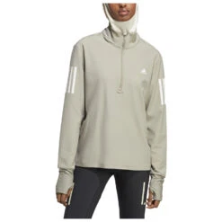 Front Page 33 Front Page -La Sportiva Store adidas womens own the run half zip running shirt detail 2