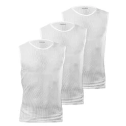 GripGrab - Ultralight Sleeveless Mesh Baselayer 3-Pack - Sport Shirt