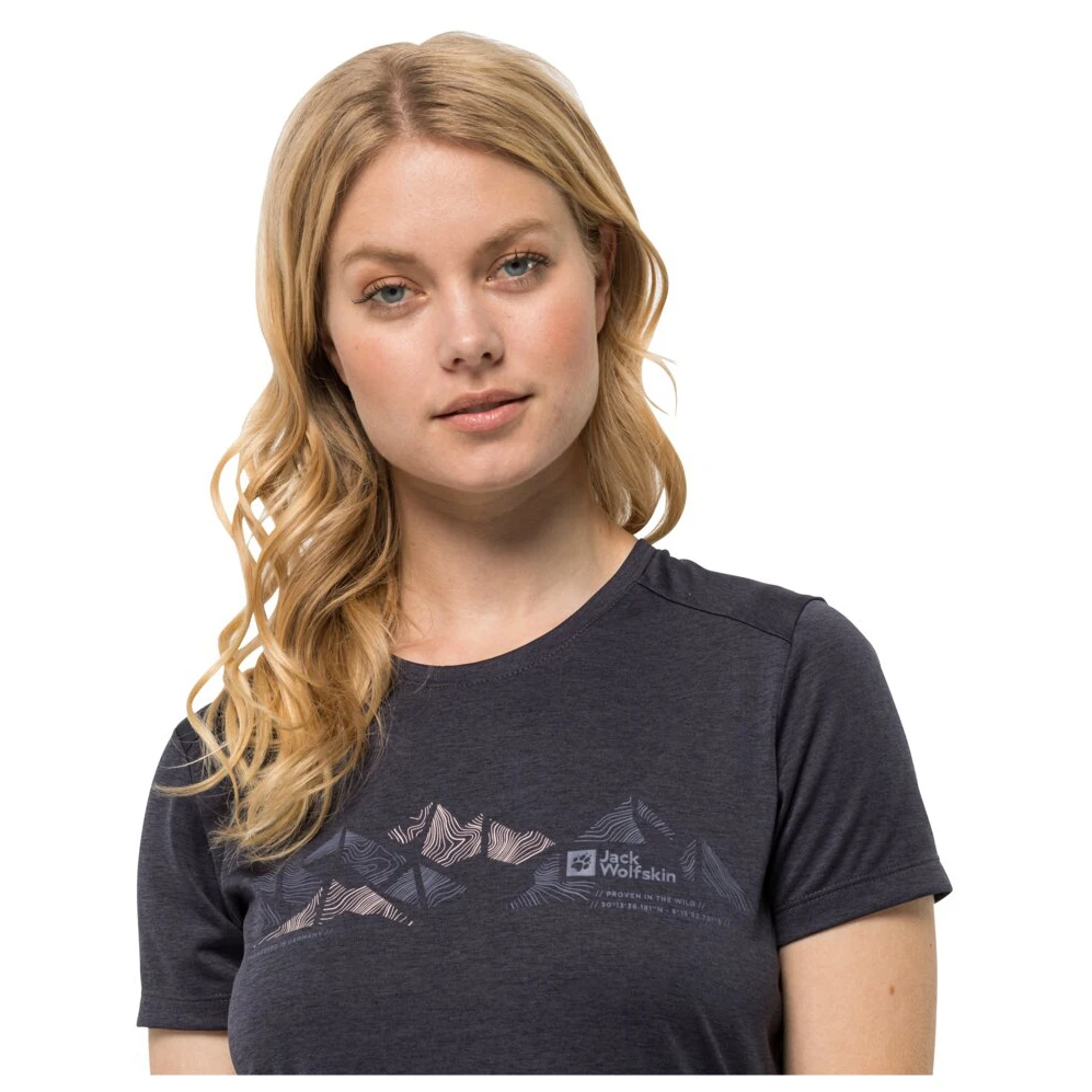 Jack Wolfskin - Women's Crosstrail Graphic - Sport Shirt 4 Jack Wolfskin - Women's Crosstrail Graphic - Sport Shirt - Image 4