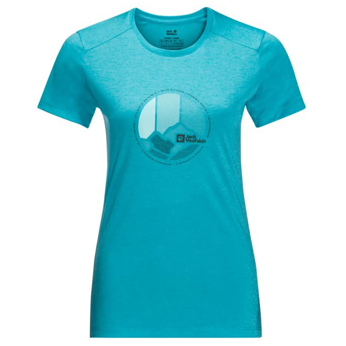 Jack Wolfskin - Women's Crosstrail Graphic - Sport Shirt 1 Jack Wolfskin - Women's Crosstrail Graphic - Sport Shirt