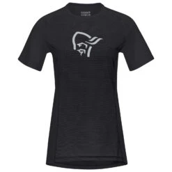 Norrøna - Women's Fjørå Wool T-Shirt - Cycling Jersey -La Sportiva Store norroena womens fjoeraa wool t shirt cycling jersey 1