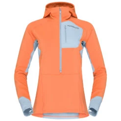 Norrøna - Women's Senja Warm1 Hood - Running Shirt 9 Norrøna - Women's Senja Warm1 Hood - Running Shirt -La Sportiva Store norroena womens senja warm1 hood running shirt 1