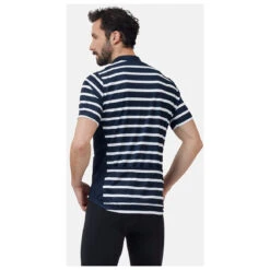 Odlo - Stand-Up Collar S/S Full Zip Essential - Cycling Jersey -La Sportiva Store odlo stand up collar s s full zip essential cycling jersey detail 4