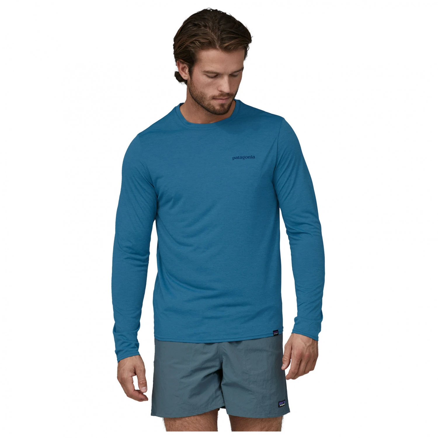 Patagonia - L/S Cap Cool Daily Graphic Shirt Waters - Sport Shirt 2 Patagonia - L/S Cap Cool Daily Graphic Shirt Waters - Sport Shirt - Image 2