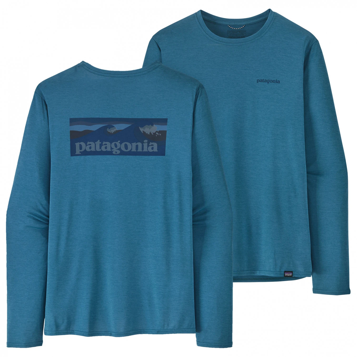 Patagonia - L/S Cap Cool Daily Graphic Shirt Waters - Sport Shirt 1 Patagonia - L/S Cap Cool Daily Graphic Shirt Waters - Sport Shirt