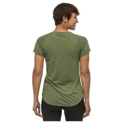 Patagonia - Women's Cap Cool Trail Shirt - Sport Shirt -La Sportiva Store patagonia womens cap cool trail shirt sport shirt detail 4